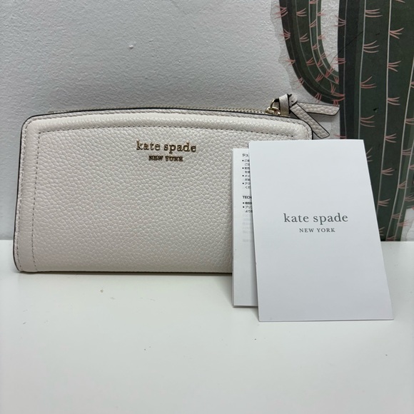 Kate Space White Long Wallet - Picture 8 of 10